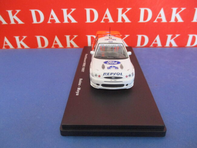 Die cast 1/43 Modellino Auto Ford Escort WRC Rally Acropolis 1997 C. Sainz - immagine 3