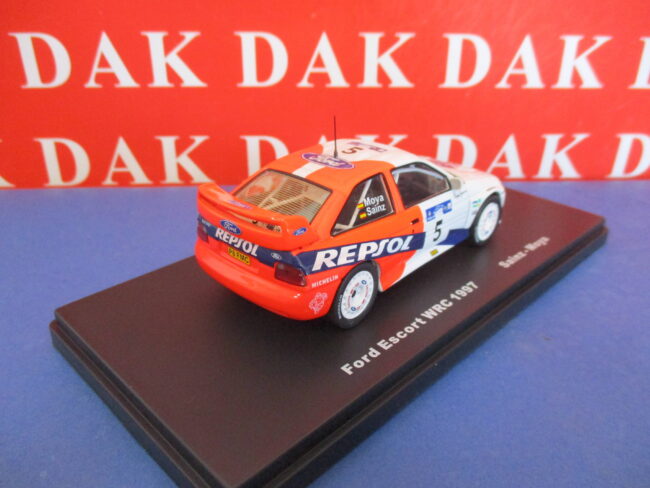 Die cast 1/43 Modellino Auto Ford Escort WRC Rally Acropolis 1997 C. Sainz - immagine 5
