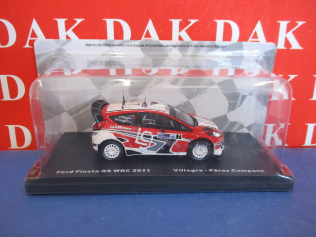 Die cast 1/43 Modellino Auto Ford Fiesta RS WRC Rally Argentina 2011 F. Villagra - immagine 6