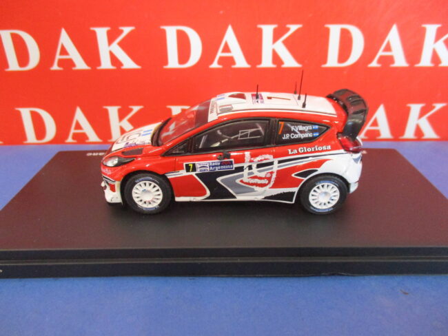 Die cast 1/43 Modellino Auto Ford Fiesta RS WRC Rally Argentina 2011 F. Villagra - immagine 4