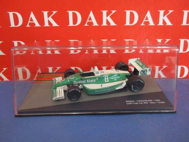 Die cast 1/43 Modellino Auto March Porsche 89P CART Indy Car Mid-Ohio1989 T.Fabi - immagine 6