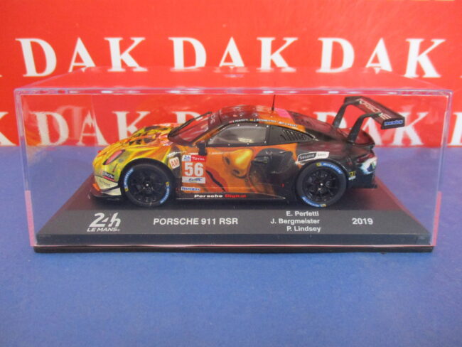 Die cast 1/43 Modellino Auto Porsche 911 RSR 24H Le Mans 2019 E. Perfetti - immagine 6