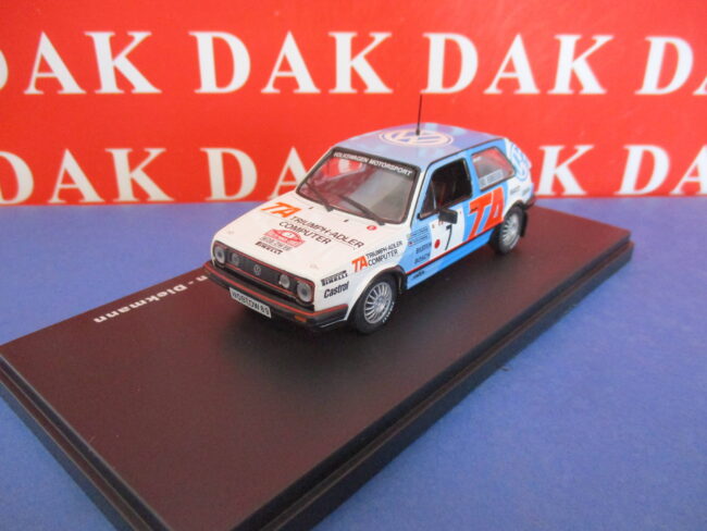 Die cast 1/43 Modellino Auto Volkswagen Golf GTI Rally Monte Carlo 1987 Eriksson - immagine 2
