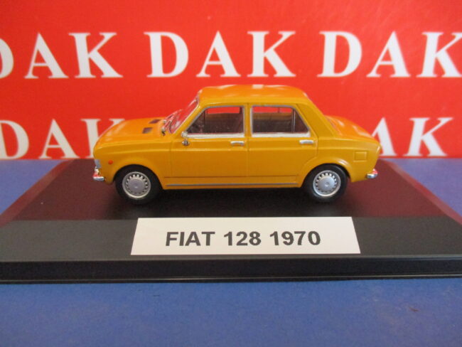 Die cast 1/43 Modellino Auto Fiat 128 Giallo 1970 4