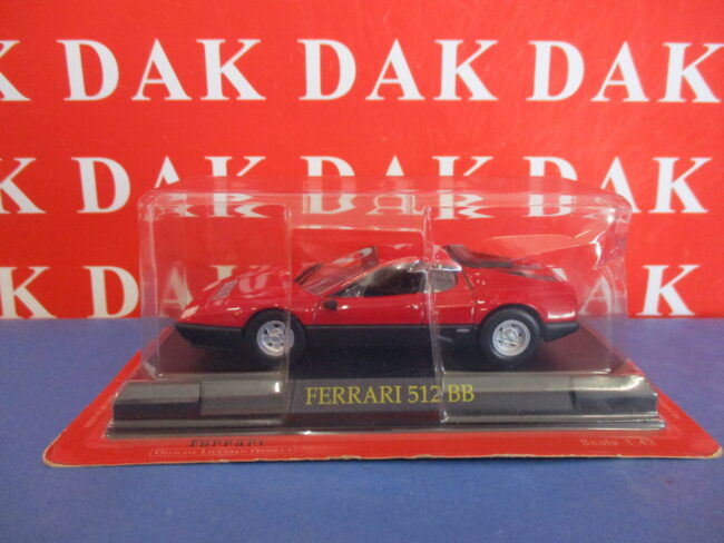 Die cast 1/43 Modellino Auto Ferrari 512 BB blister