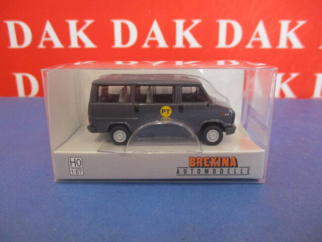 1/87 Modellino Furgone Minibus Fiat Ducato Poste Italiane 1982 by Brekina - immagine 6