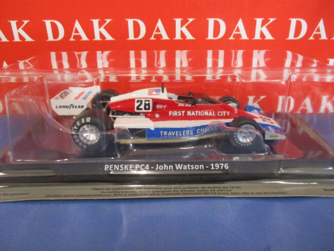 Die cast 1/24 Modellino Auto F1 Penske PC4 1976 J. Watson - immagine 6