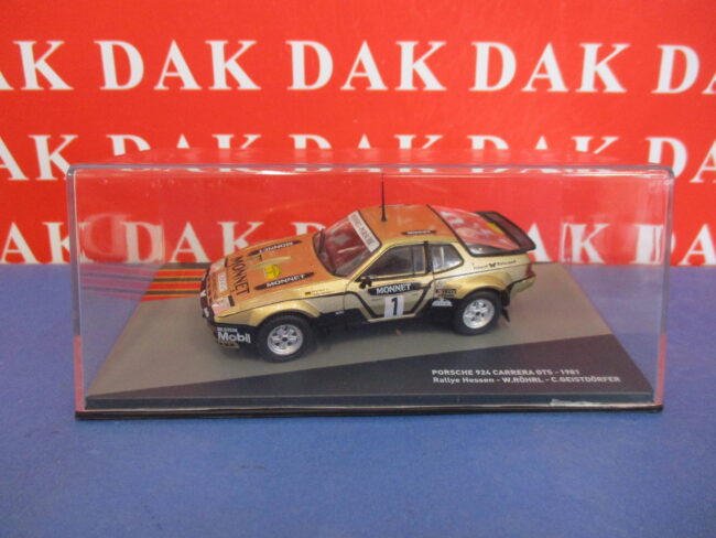 Die cast 1/43 Modellino Auto Porsche 924 Carrera GTS Rally Hessen 1981 W. Rohrl - immagine 5
