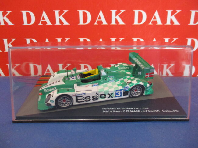 Die cast 1/43 Modellino Auto Porsche RS Spyder 24H Le Mans 2009 C. Elgaard - immagine 6