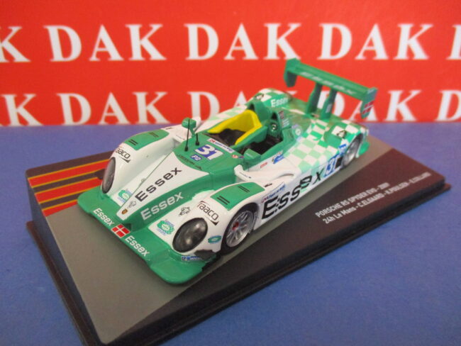 Die cast 1/43 Modellino Auto Porsche RS Spyder 24H Le Mans 2009 C. Elgaard - immagine 2