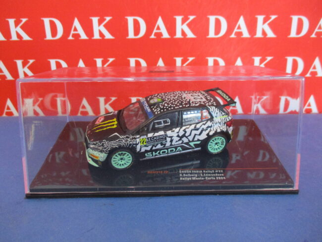 Die cast 1/43 Modellino Auto Skoda Fabia Rally2 Rally Monte Carlo 2024 O.Solberg - immagine 6