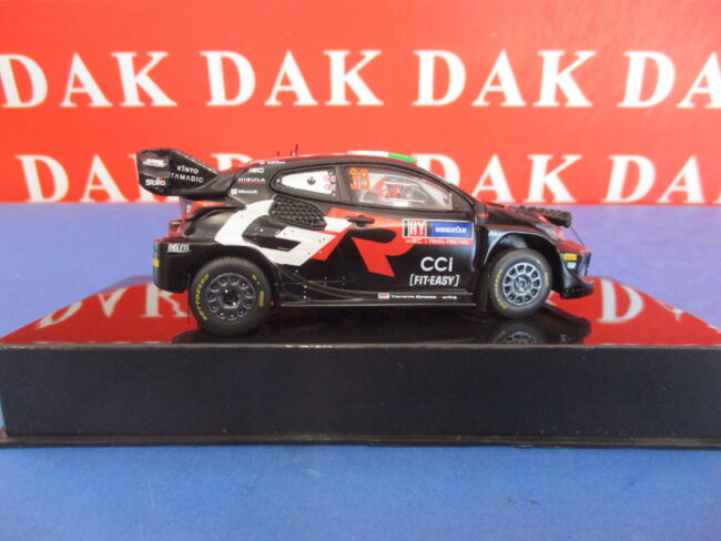 Die cast 1/43 Modellino Auto Toyota GR Yaris Rally1 Hybrid Rally Sweden 2024 Eva - immagine 4