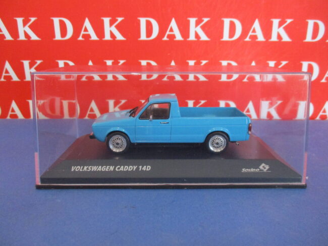 Die cast 1/43 Modellino Auto Volkswagen Caddy 14D Pick-Up Azzurro 1982 - immagine 6