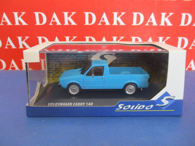 Die cast 1/43 Modellino Auto Volkswagen Caddy 14D Pick-Up Azzurro 1982 - immagine 7