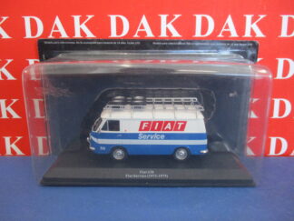 Die cast 1/43 Modellino Furgone Fiat 238 Fiat Service Assistenza Rally 1972-1975