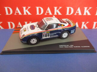 Die cast 1/43 Modellino Auto Porsche 959 Rally Dakar 1986 R. Metge