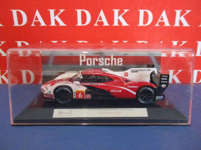 Die cast 1/43 Modellino Auto Porsche 963 Penske 24H Le Mans 2024 by Burago - immagine 6