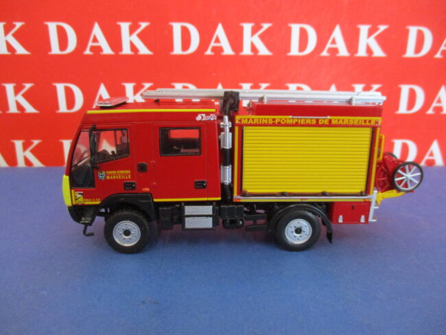 Die cast 1/43 Modellino Furgone Pompieri AEBI MT 750 VPI Gallin Francia