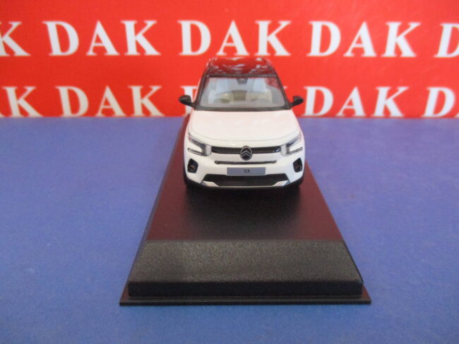 Die cast 1/43 Modellino Auto Citroen C3 Polar White with Black Roof 2024 Norev - immagine 3