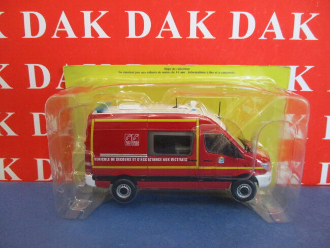 Die cast 1/43 Modellino Furgone Pompieri Mercedes Sprinter 4x4 - immagine 6