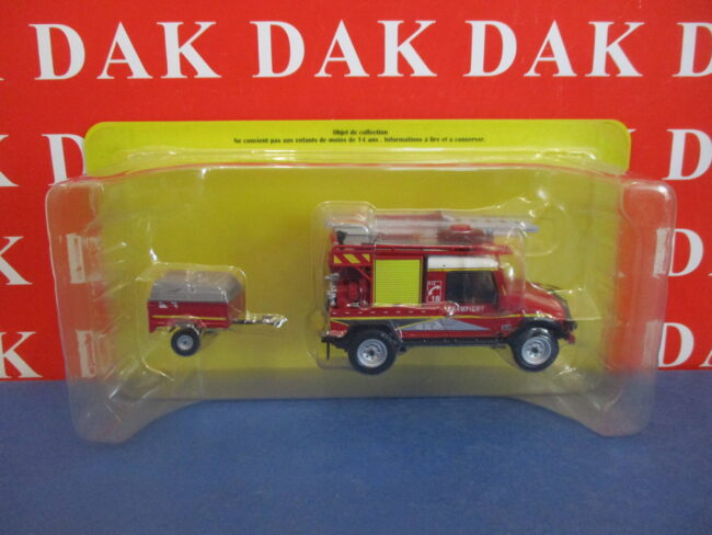 Die cast 1/43 Modellino Auto Pompieri UMM Alter con rimorchio - immagine 8