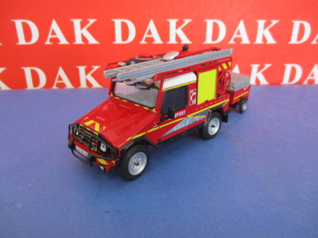 Die cast 1/43 Modellino Auto Pompieri UMM Alter con rimorchio - immagine 2