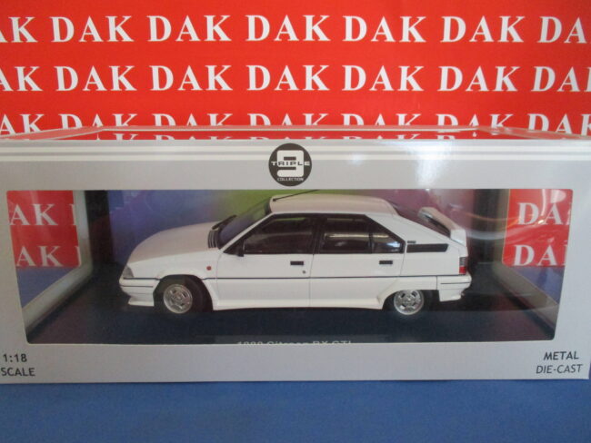Die cast 1/18 Modellino Auto Citroen BX GTI Alpine White 1990 by Triple 9 - immagine 6