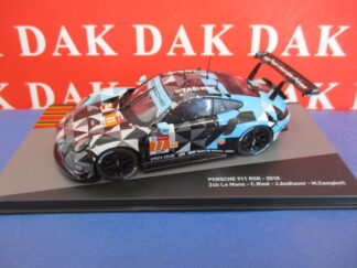 Die cast 1/43 Modellino Auto Porsche 911 RSR 24H Le Mans 2018 C. Ried