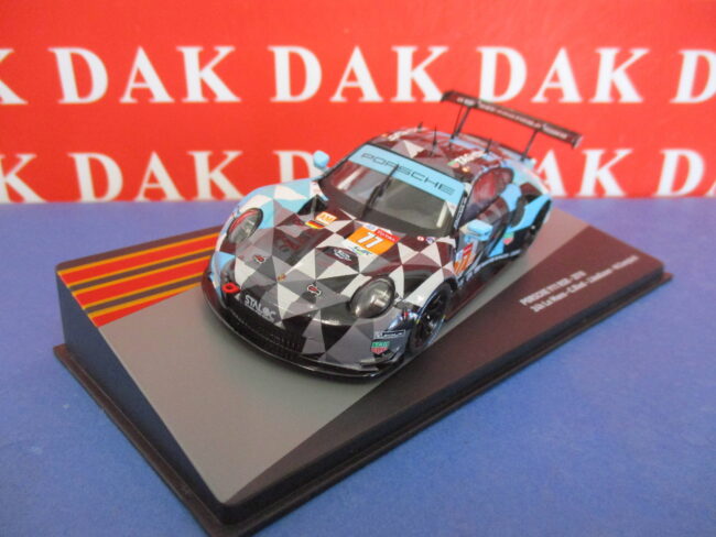 Die cast 1/43 Modellino Auto Porsche 911 RSR 24H Le Mans 2018 C. Ried - immagine 2