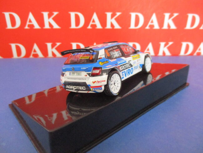 Die cast 1/43 Modellino Auto Skoda Fabia Rally2 Evo Barum Rally 2021 J. Kopecky - immagine 5