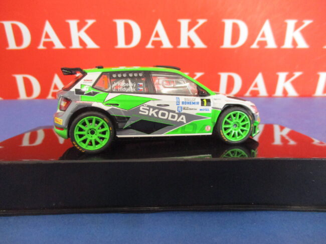 Die cast 1/43 Modellino Auto Skoda Fabia Rally2 Evo Rally Bohemia 2021 J.Kopecky - immagine 4