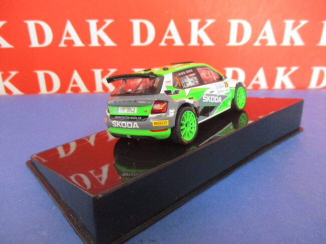 Die cast 1/43 Modellino Auto Skoda Fabia Rally2 Evo Rally Bohemia 2021 J.Kopecky - immagine 5