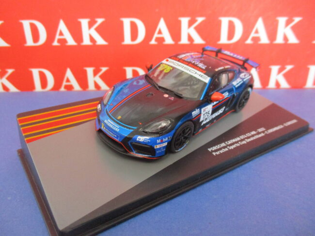 Die cast 1/43 Modellino Auto Porsche Cayman GT4 CS MR Porsche Cup 2022 Krombach - immagine 2