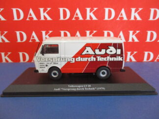 Die cast 1/43 Modellino Furgone Volkswagen LT28 Audi Vorsprung durc Technik 1979