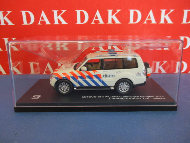 Die cast 1/43 Modellino Auto Polizia Mitsubishi Pajero Dutch Police 2010 Triple9 - immagine 6