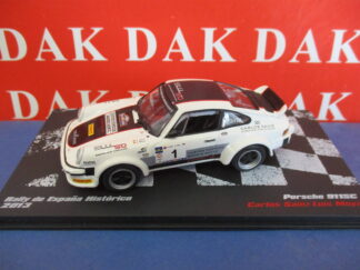 Die cast 1/43 Modellino Auto Porsche 911 SC Rally Espana Historico 2013 C. Sainz