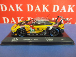Die cast 1/43 Modellino Auto Porsche 911 RSR 24H Le Mans 2021 D. Vanthoor